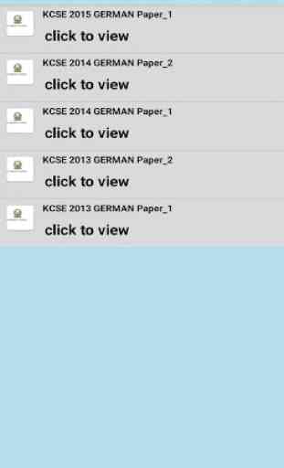 GERMAN KCSE PASTPAPERS & ANSWERS 2