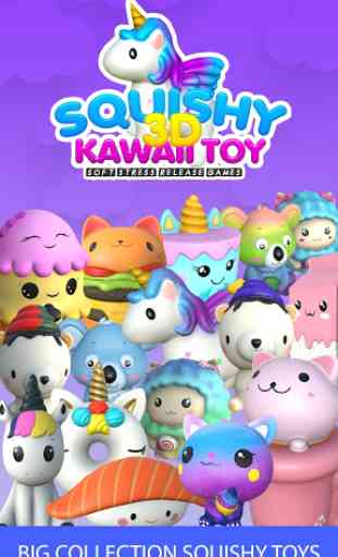 Giochi 3D Squishy giochi kawaii soft stress 1