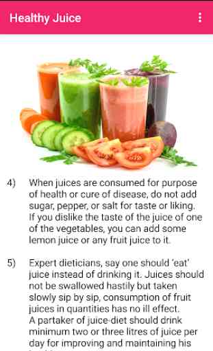 Healthy Vegetable and Fruit Juice Recipe 4