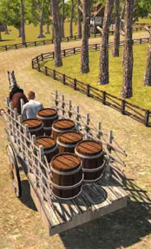 Horse Cart Carriage Farming Transport Simulator 3D 4