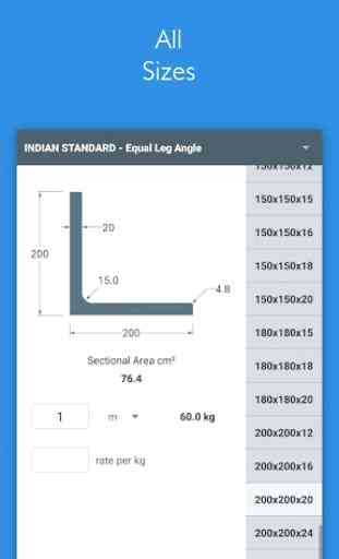 Indian Standard Steel Table – AngleBeam 4