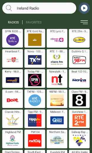 Ireland Radio Stations Online 1