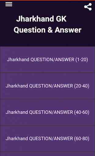 Jharkhand Gk Question Answer in Hindi 1