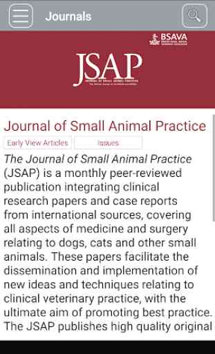 Journal of Small Animal Practice 2