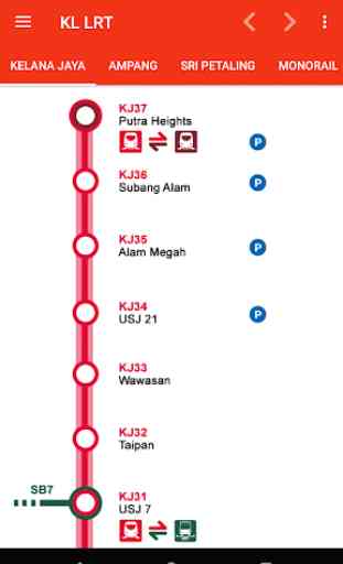KL LRT Monorail Time Table 2