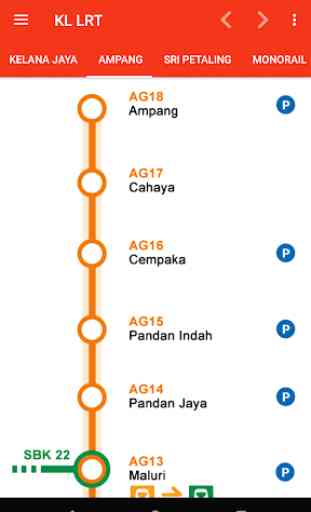 KL LRT Monorail Time Table 3