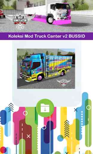 Koleksi Mod Truck Canter v2 BUSSID 2