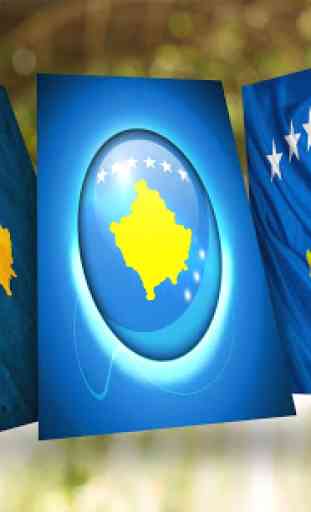 Kosovo Flag Wallpaper 1