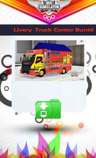 Livery Mod Truck Canter Bussid 2