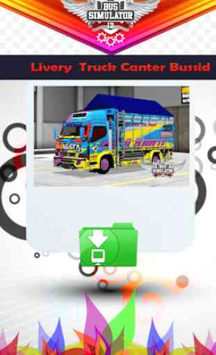 Livery Mod Truck Canter Bussid 4