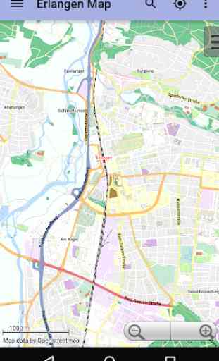 Mappa di Erlangen Offline 1