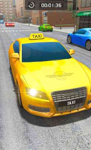 Modern City taxi cab driver - taxi simulator 2020 3