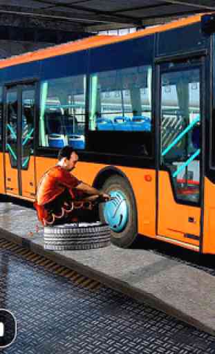 Moderno lavaggio autobus: auto bus Mechanic 1