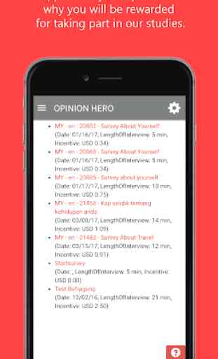 OPINION HERO Sondaggi App 4