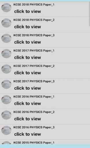 PHYSICS K.C. S. E PASTPAPERS & ANSWERS 3
