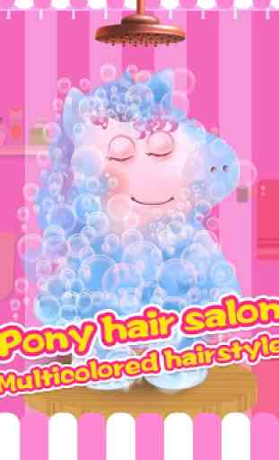 Pony Hair Salon-Take care of baby fun kids games 4