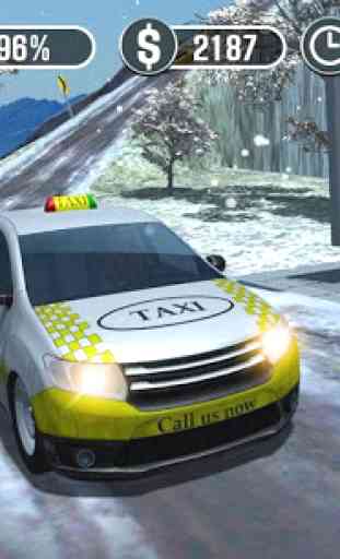 Real Taxi Driver Simulator - Hill Station Sim 3D 2