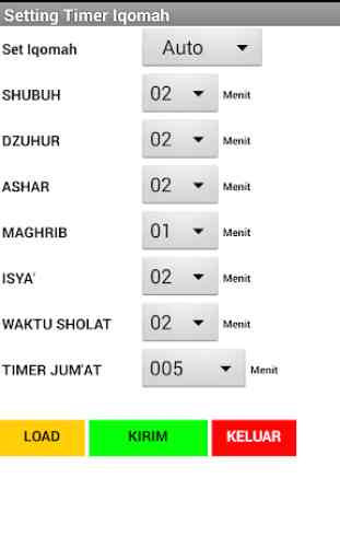 Remote Jadwal Sholat Wifi Only 4