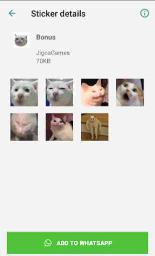 Sad Cat Stickers - WAStickerApps 4