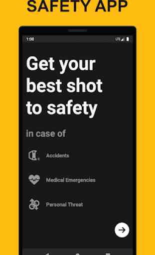 Safety App - Always watching your back 1