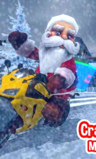 Santa Christmas Moto Gift Delivery Game 1
