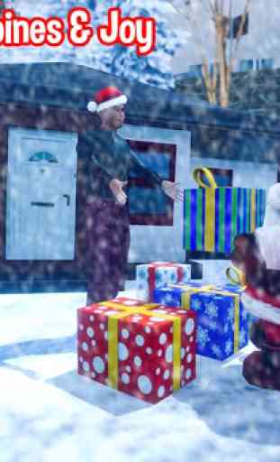 Santa Christmas Moto Gift Delivery Game 2