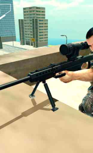 Shooter americano di sniper della città 4