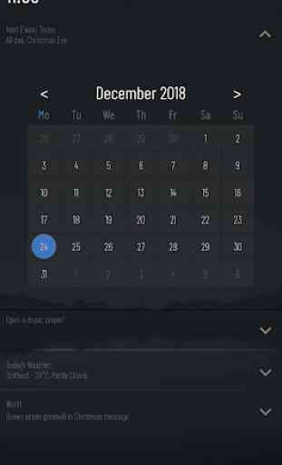 SimpleCal - calendar for Kustom 4