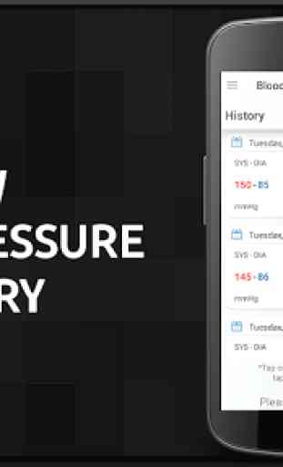 Storia della pressione sanguigna: media BP 2