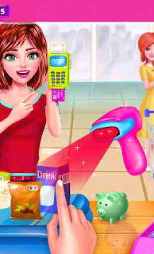 Supermarket Girl Cashier Game - Grocery Shopping 1