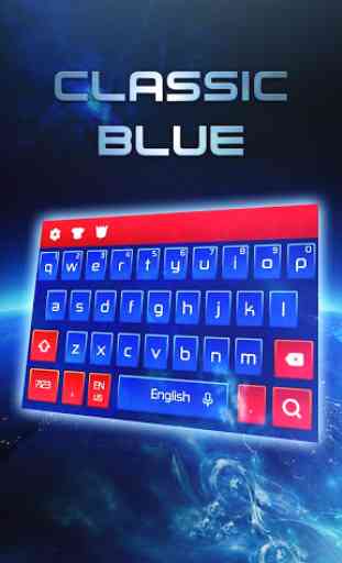 Tastiera Blu Classica 1