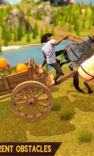trasporto agricolo di carretti a cavallo 2