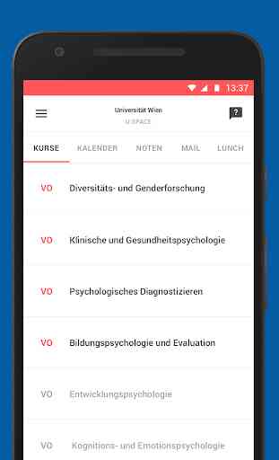 Uni Wien mobile - von und für Studenten 1