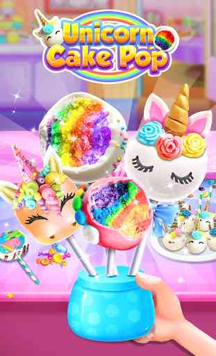 Unicorn Cake Pop Maker - Sweet Fashion Desserts 1