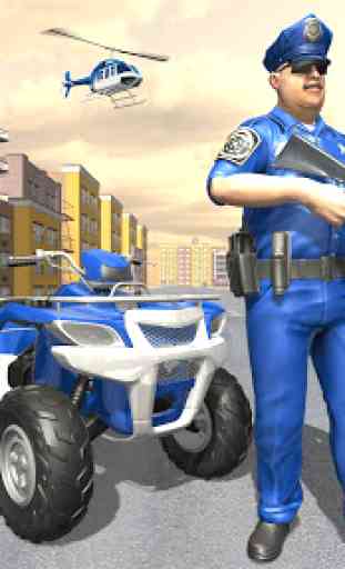 US Polizia ATV Quad Bike Gangster Chase Game 2