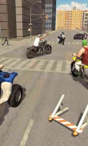 US Polizia ATV Quad Bike Gangster Chase Game 4