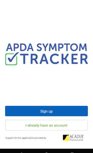 APDA Symptom Tracker 1