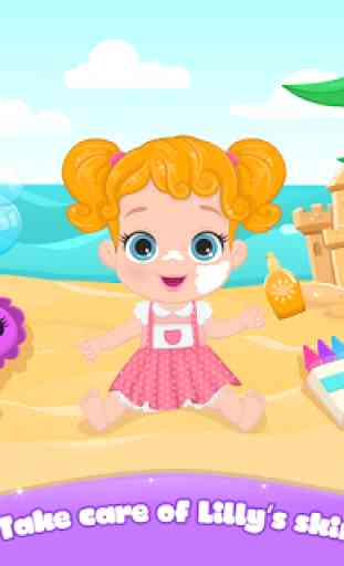 Baby Caring - Fun Beach Games 2