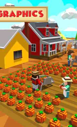 Blocky Farm Worker Simulator 3