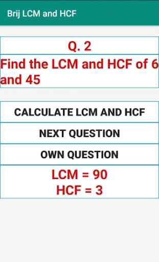 Brij LCM and HCF 2