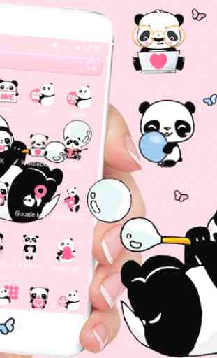 Carina panda tema Cute Panda 2