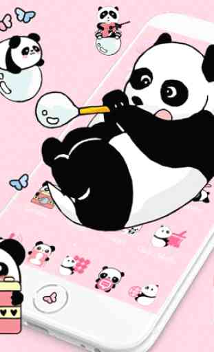 Carina panda tema Cute Panda 4