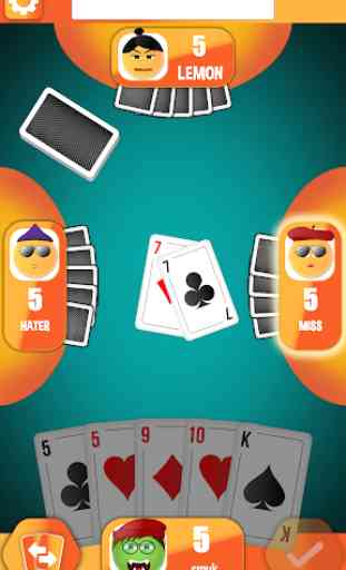 Crazy Eights - emoji card game 1