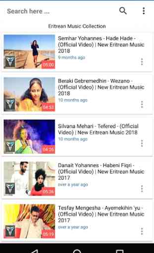 Eritrean Music Videos 1