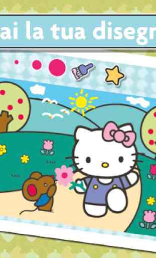 Gioco da colorare di Hello Kitty - Disegno 2