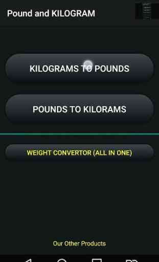 Kilogram and Pound (kg - lb) Convertor 1