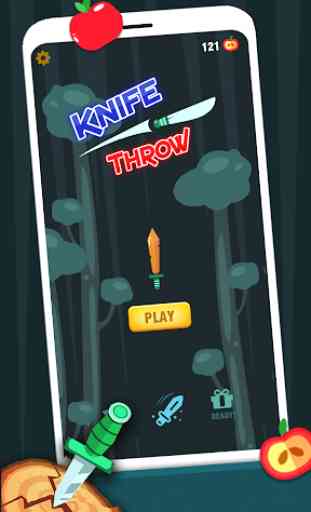 Knife Throw Royale: Knife throw game Challenge 1