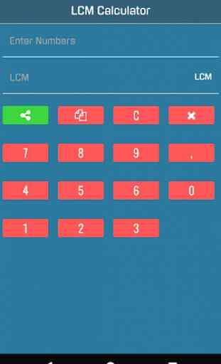 LCM Calculator 1
