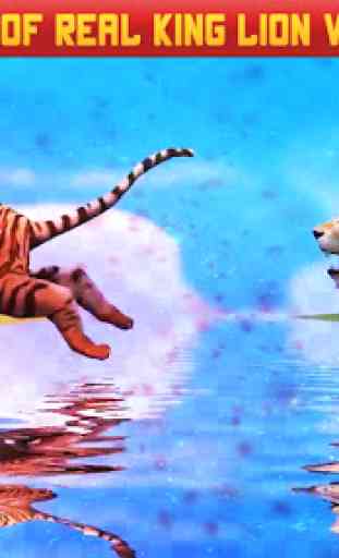 Lion Vs Tiger Wild Animal Simulator Game 1
