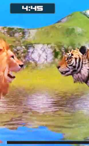 Lion Vs Tiger Wild Animal Simulator Game 3